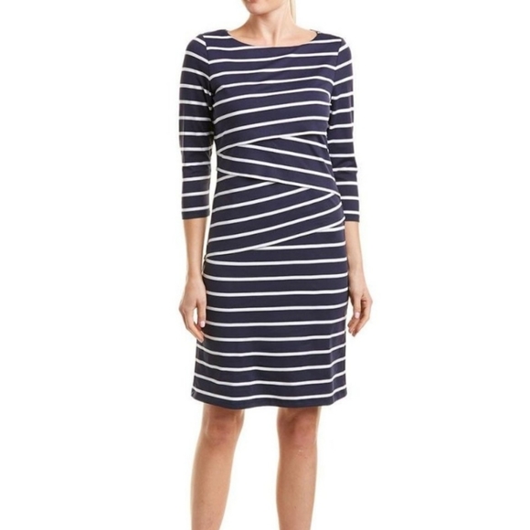 J. McLaughlin Dresses J Mclaughlin Medium Nicola Striped Catalina Cloth Dress Poshmark